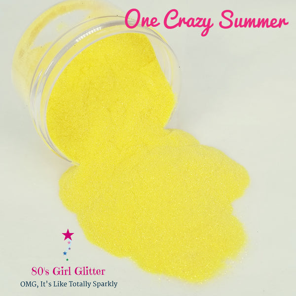 One Crazy Summer - Glitter - Yellow Glitter - Yellow Microfine Glitter