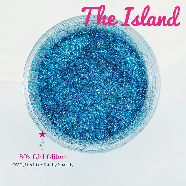 The Island - Glitter - Blue Glitter - Deep Turquoise Ultra Fine Glitter