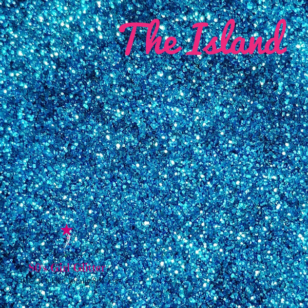 The Island - Glitter - Blue Glitter - Deep Turquoise Ultra Fine Glitter