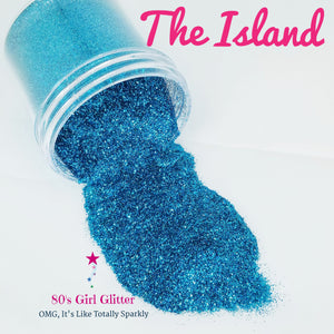The Island - Glitter - Blue Glitter - Deep Turquoise Ultra Fine Glitter