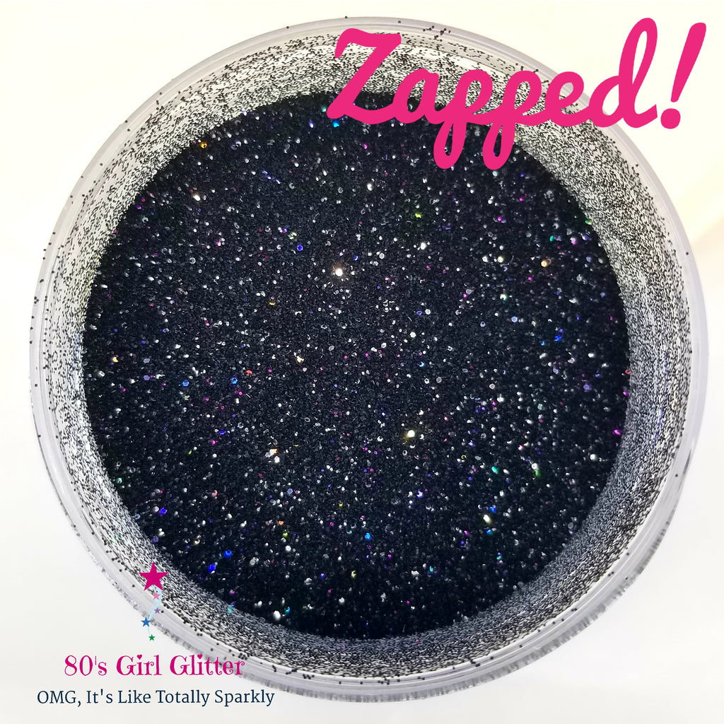 Zapped! - Glitter - Black Glitter - Black Ultra Fine Glitter