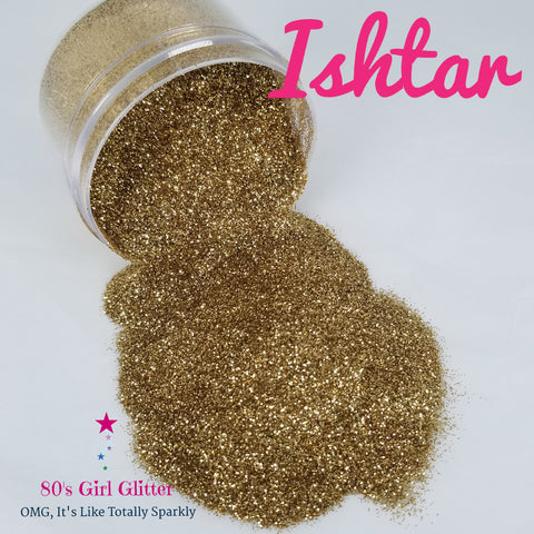 Ishtar - Glitter - Gold Glitter - Dark Gold Ultra Fine Glitter