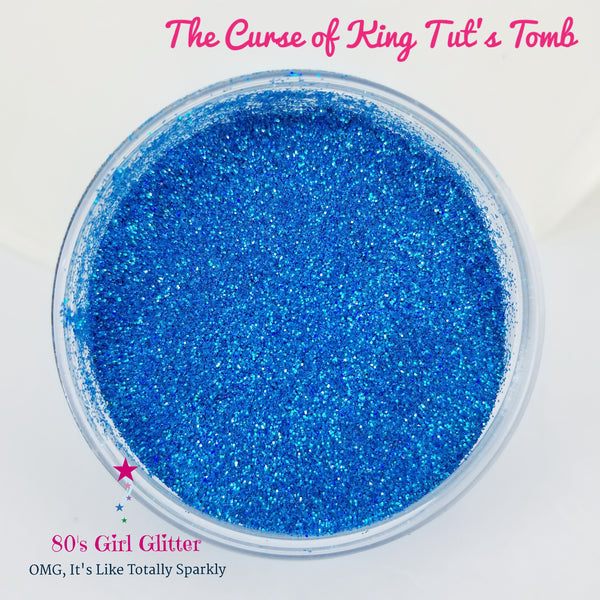 The Curse of King Tut's Tomb - Glitter - Blue Glitter - Blue Ultra Fine Holographic Glitter