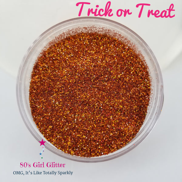 Trick or Treat - Glitter - Orange Glitter - Orange Ultra Fine Holographic Glitter