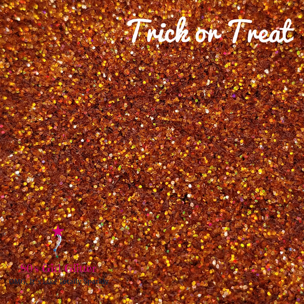 Trick or Treat - Glitter - Orange Glitter - Orange Ultra Fine Holographic Glitter