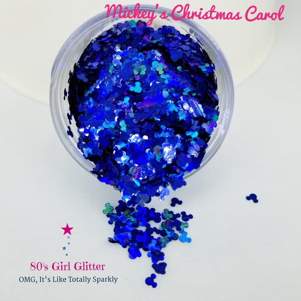 Mickey's Christmas Carol - Glitter - Mickey Mouse Ears Holographic Glitter