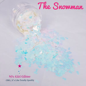 The Snowman - Glitter - Glitter Shapes - Iridescent/Opalescent Snowman Glitter