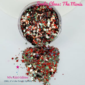 Santa Claus: The Movie - Glitter - Christmas Glitter - Vintage Chunky Metallic Christmas Glitter
