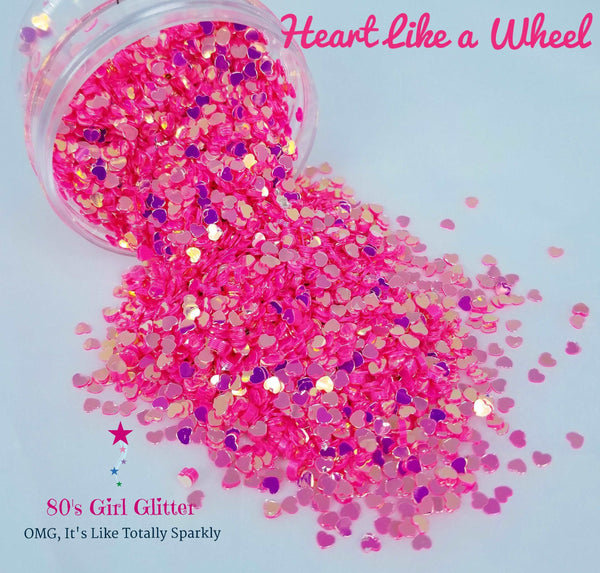 Heart Like a Wheel - Glitter - Glitter Shapes - 3-D Heart Glitter