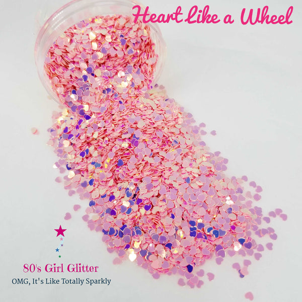 Heart Like a Wheel - Glitter - Glitter Shapes - 3-D Heart Glitter