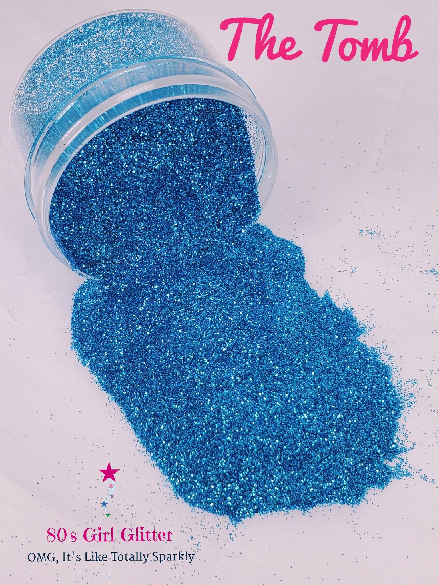 The Tomb - Glitter - Pacific Blue Ultra Fine Glitter - Tumbler Glitter –  80's Girl Glitter