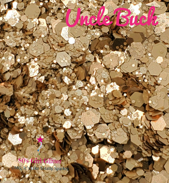 Uncle Buck - Glitter - Tan Chunky Glitter Mix - Tumbler Glitter - Resin Glitter - Slime Glitter