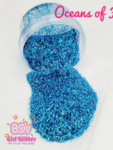 Oceans of Fire - Glitter - Pacific Blue Holographic Fine Glitter