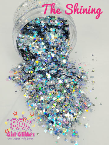 The Shining - Glitter - Silver Glitter - Silver Holographic Chunky Glitter
