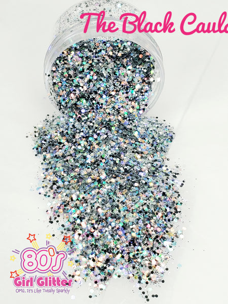 The Black Cauldron - Glitter - Black Glitter - Black Holographic Chunky Glitter Mix - Loose Glitter