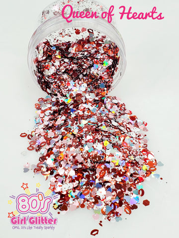 Queen of Hearts - Glitter - Valentine's Day Glitter Mix