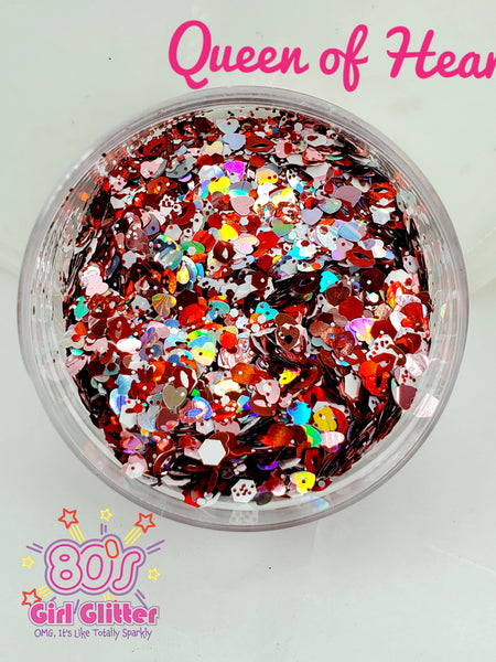 Queen of Hearts - Glitter - Valentine's Day Glitter Mix