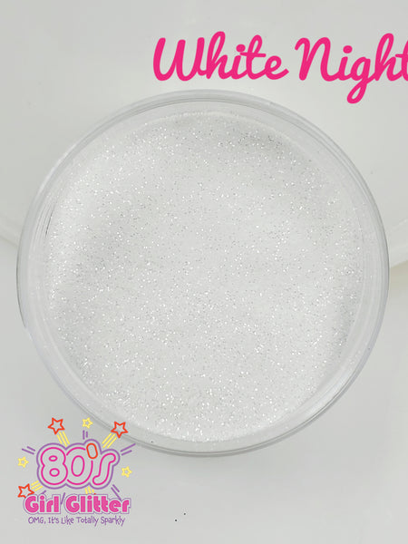 White Nights - Glitter - White Glitter - White Pearlescent Ultra Fine Glitter