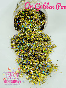 On Golden Pond - Glitter - Gold Glitter - Yellow Gold Glitter - Gold Holographic Chunky Glitter