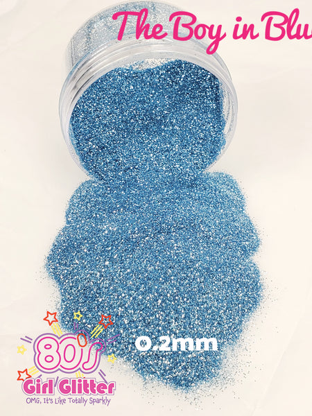 The Boy in Blue - Glitter - Blue Glitter - Vintage Blue Metallic Ultra Fine Glitter