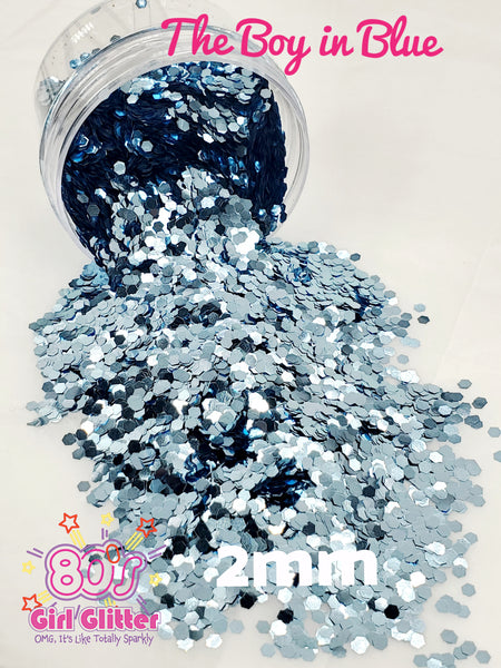 The Boy in Blue - Glitter - Blue Glitter - Vintage Blue Metallic Ultra Fine Glitter