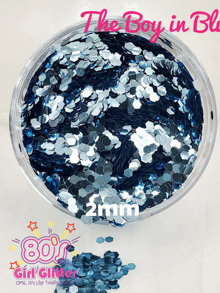 The Boy in Blue - Glitter - Blue Glitter - Vintage Blue Metallic Ultra Fine Glitter