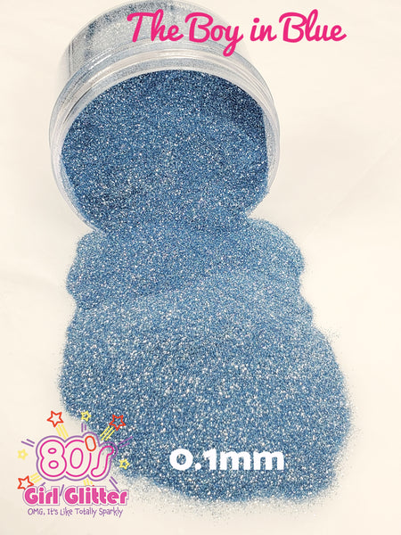 The Boy in Blue - Glitter - Blue Glitter - Vintage Blue Metallic Ultra Fine Glitter