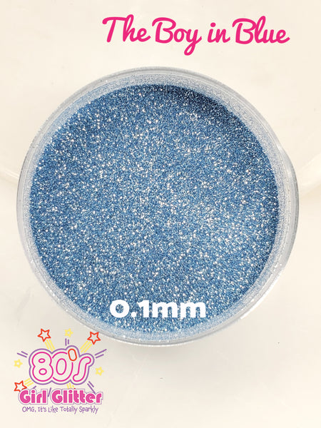 The Boy in Blue - Glitter - Blue Glitter - Vintage Blue Metallic Ultra Fine Glitter