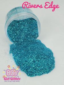 Rivers Edge - Glitter - Blue Glitter - Turquoise Blue Glitter - Blue Ultra Fine Glitter