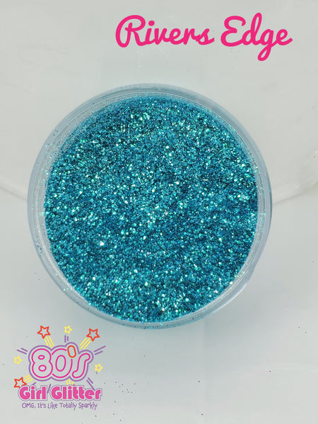 Rivers Edge - Glitter - Blue Glitter - Turquoise Blue Glitter - Blue Ultra Fine Glitter