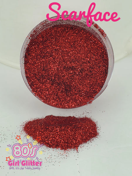 Scarface - Glitter - Red Glitter - Red Ultra Fine Glitter