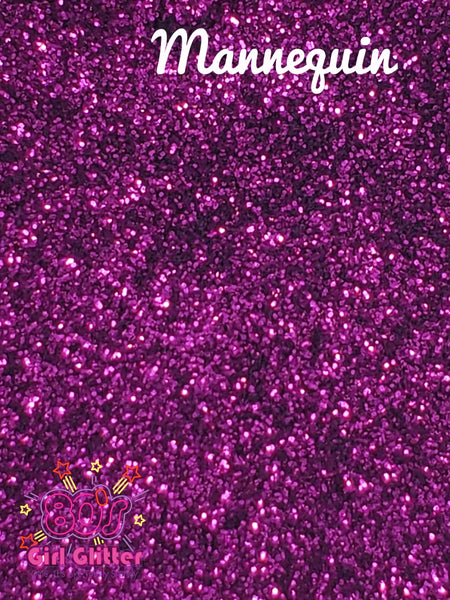 Mannequin - Glitter - Pink Glitter - Fuschia Ultra Fine Glitter - Loose Glitter