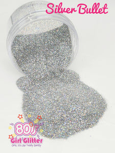 Silver Bullet - Glitter - Silver Glitter - Silver Holographic Ultra Fine Glitter - Loose Glitter