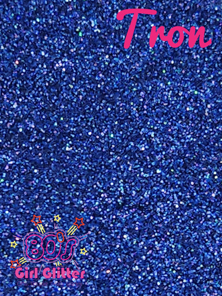 TRON - Glitter - Blue Glitter - Blue Holographic Ultra Fine Glitter - Loose Glitter