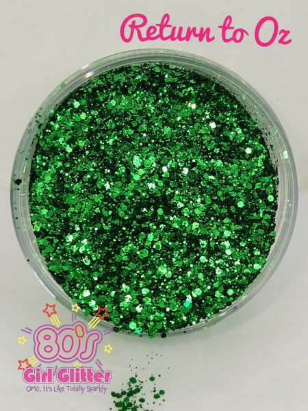 Return to Oz - Glitter - Green Glitter - Green Chunky Glitter Mix - Loose Glitter
