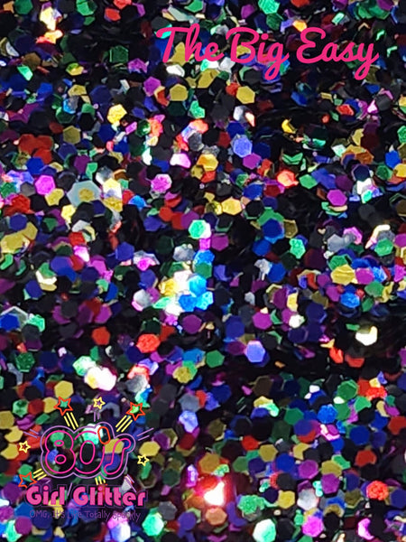 The Big Easy - Glitter - Mardi Gras Glitter Mix - Glitter for Tumblers - Glitter for Nails