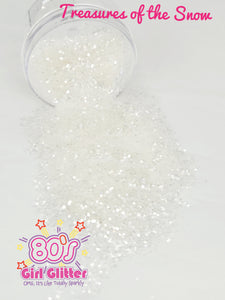 Treasures of the Snow - Glitter - White Fine Size Glitter - Tumbler Glitter - Resin Glitter