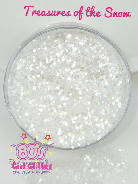 Treasures of the Snow - Glitter - White Fine Size Glitter - Tumbler Glitter - Resin Glitter