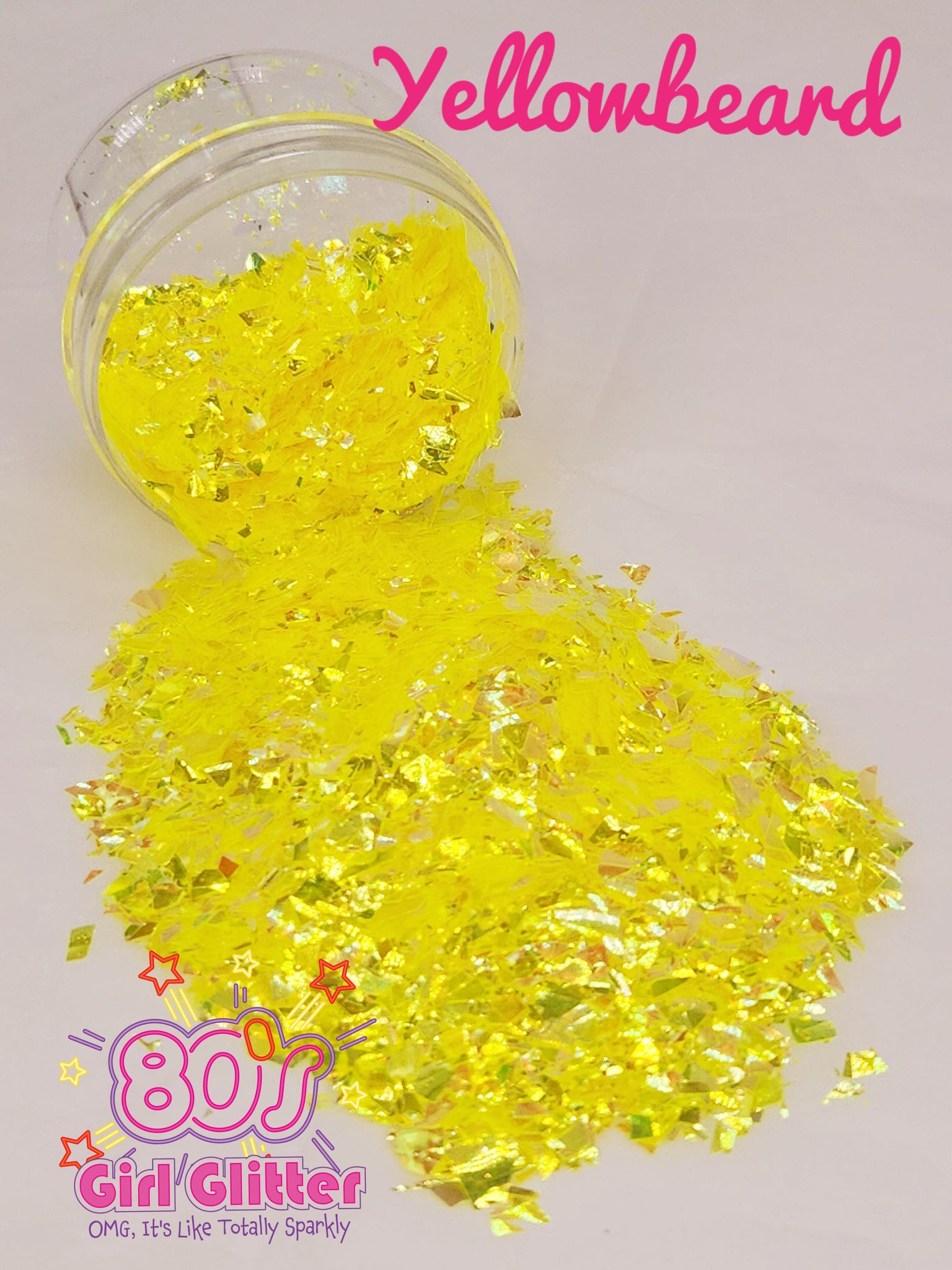 Yellowbeard - Glitter - Yellow Glitter - Glitter Shards - Tumbler Glitter - Resin Glitter