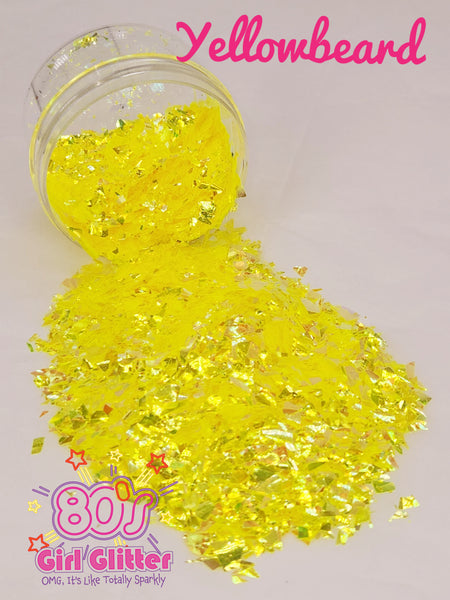 Yellowbeard - Glitter - Yellow Glitter - Glitter Shards - Tumbler Glitter - Resin Glitter