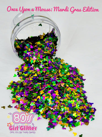 Once Upon a Mouse: Mardi Gras Edition - Glitter - Glitter Shape