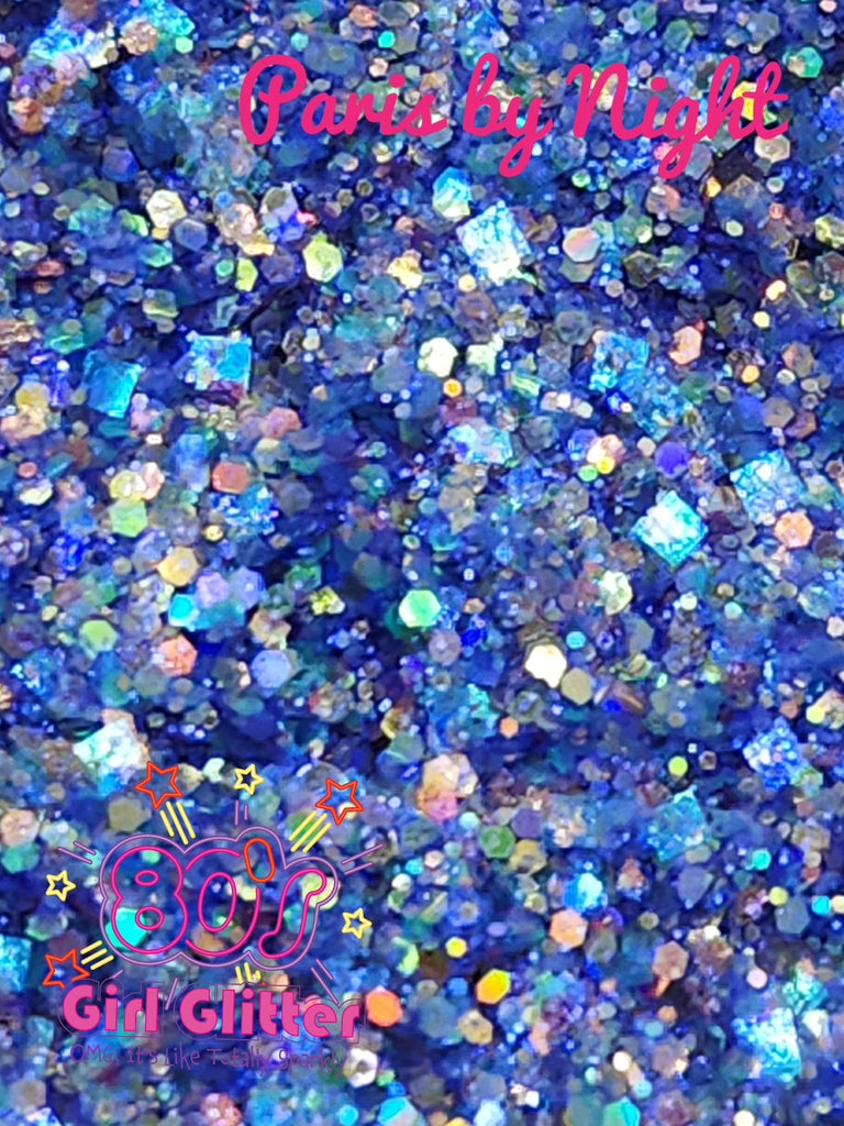 Paris by Night - Glitter - Blue Glitter - Small Chunky Glitter