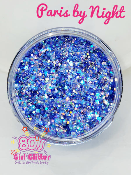 Paris by Night - Glitter - Blue Glitter - Small Chunky Glitter