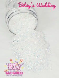 Betsy's Wedding - Glitter - White Glitter - White Foil Glitter