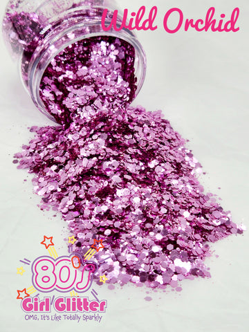 Wild Orchid - Glitter - Purple Glitter - Purple Chunky Glitter - Loose Glitter - Tumbler Glitter