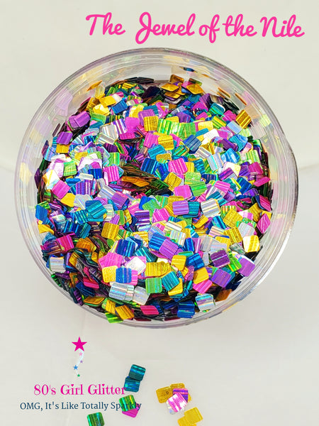 The Jewel of the Nile - Glitter - Glitter Shapes - Square Holographic Glitter Mix