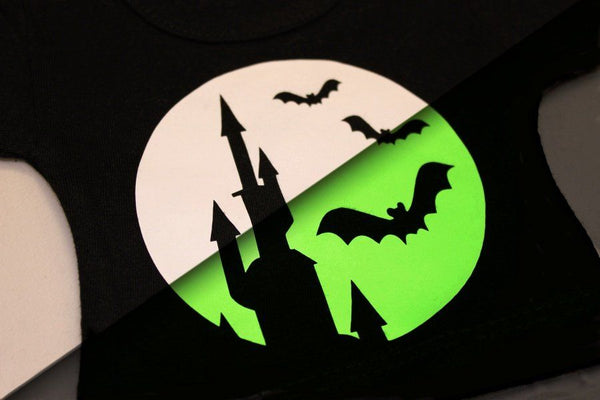 Glow in the Dark HTV Vinyl - 12"x15" HTV Glow in the Dark Vinyl